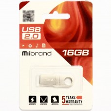 Флеш-накопитель Mibrand USB2.0 Puma 16GB металл Серый