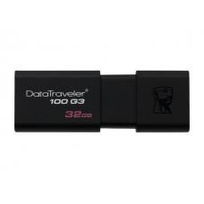Флеш-накопичувач Kingston USB3.0 DataTraveler 100 G3 256GB Black 32, 100