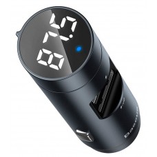 Автомобільний зарядний пристрій Baseus Energy Wireless MP3 Dark Grey