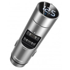 Автомобільний зарядний пристрій Baseus Energy Wireless MP3 Silver