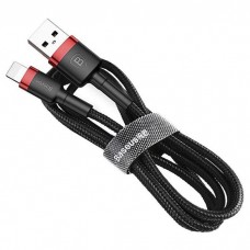 Кабель Baseus Cafule Lightning - USB CALKLF-R91 3 метра черно красный