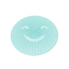 Круглый коврик для ванной антискользящий 35 см на липучках