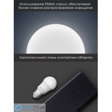 Светодиодная лампочка Xiaomi Mijia Led Ball цоколь е27 5 Вт