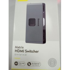Разветвитель Matrix Hdmi Switcher Baseus двусторонний адаптер