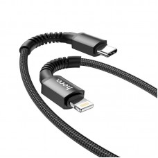 Кабель HOCO Type-C to Lightning Especial PD charging data cable X71 1m, 3A black