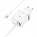 Зарядное устройство HOCO N21 Extension speed charger set 30w USB + Type-C кабель