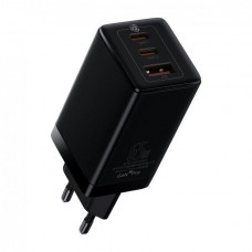 Сетевое зарядное устройство Baseus GaN3 Pro Fast Charger 2C+U на 65W (CCGP050101)