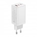 Сетевое зарядное устройство Baseus GaN3 Pro Fast Charger 2C+U на 65W (CCGP050102) блок белый