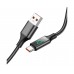 USB кабель Borofone BU32 с дисплеем Type-C 3A 1.2m черный