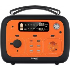 Зарядная станция Sigma X-power SI140APS 505Wh черно-оранжевая