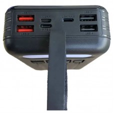 Внешний аккумулятор Sunix PB-05 50000 mah с лампой защищенный черный