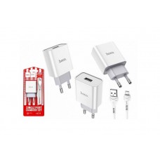 Зарядное устройство HOCO 2в1 C81A Micro 1 USB 2.1A