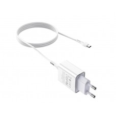 Зарядное устройство HOCO C81A Type-C USB набор  2-в-1 белый