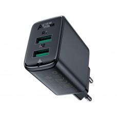 Зарядное устройство Acefast A33 2 USB 3A 18W QC