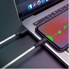 Кабель силиконовый hoco x21 plus usb - type-c для синхронизации и зарядки 2 метра