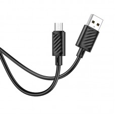 Кабель Hoco X88 Gratified Micro-USB черный 6931474783325