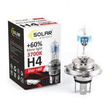 Галогеновая лампа Solar H4 12V 60/55W P43t-38 Starlight +60%