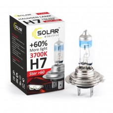 Галогеновая лампа Solar H7 12V 55W PX26d Starlight +60%