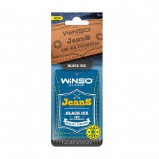 Освежитель воздуха WINSO Jeans, целлюлозный ароматизатор, Black Ice