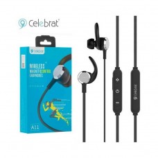 Bluetooth наушники с микрофоном Celebrat A11 Черный