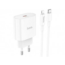 Зарядное устройство Hoco C94A Metro 20W (1 Type-C) + Кабель Type-C to Lightning