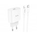 Зарядное устройство Hoco C94A Metro 20W (1 Type-C) + Кабель Type-C to Lightning
