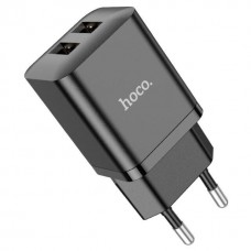 Зарядное устройство Hoco N25 Maker (2 USB) 6931474782076 черное