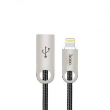 USB Cable HOCO U8 Metal Lightning 1m Silver