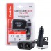 Разветвитель прикуривателя Carlife 2в1 + USB, 12В, 5A