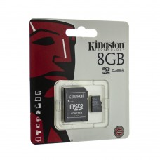 Карта памяти microSD Kingston 8Gb Class 10 / SD adapter