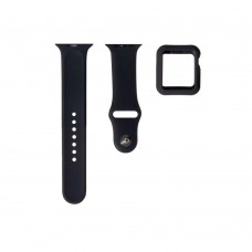 Ремешок для Apple Watch Band Silicone One-Piece + Protect Case 44mm