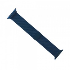 Ремешок Grand для Apple Watch Milanese loop 38 40 41 mm миланское плетенье синий