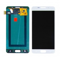 Дисплей для Samsung A510 Galaxy A5 (2016) с белым тачскрином, с регулируемой подсветкой