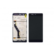 Дисплей для Huawei P9 Plus с чёрным тачскрином и корпусной рамкой