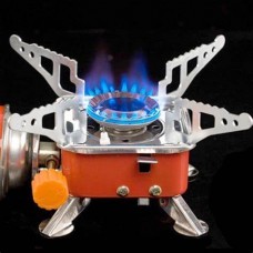 Газовая туристическая горелка газовая плитка Yanchuan YC-201 с чехлом и с пьезоподжигом