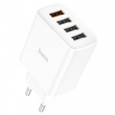Зарядное устройство 4 юсб порта HOCO C102A Fuerza 4USB 28.5W QC3.0