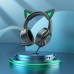 Наушники HOCO W107 Cute cat luminous cat ear gaming headphones