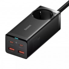 Зарядное устройство Baseus GaN3 Pro Desktop Powerstrip AC+2U+2C 100W PSZM000401 черное