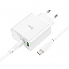 Зарядное устройство с кабелем HOCO C113A Awesome PD 65W dual port