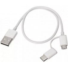 Кабель двойной Xiaomi Mi cable 2 in 1 Micro USB + Type-C SJV4082TY