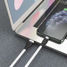 Кабель силиконовый Hoco X53 Angel USB - Lightning белый