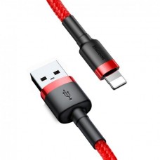 Кабель Baseus Cafule USB - Lightning 0.5m CALKLF-A09 красный