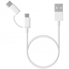 Кабель Mi USB cable 2 в 1 Micro + Type-C SJV4082TY