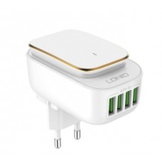 Ночник и сетевое зарядное устройство Ldnio A4405 4 USB + кабель USB to Type-C