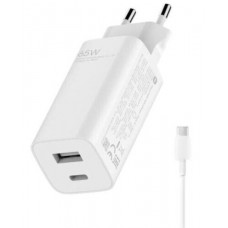 Зарядное устройство Xiaomi 65W GaN Charger (с кабелем Type-A + Type-C) BHR5515GL