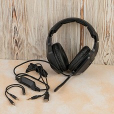 Наушники игровые ONIKUMA K10 Gaming with LED гарнитура с подсветкой