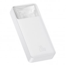 Портативный аккумулятор Baseus Bipow Digital Display OE 20000mAh 20w (PPBD050302) белый