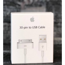 USB кабель Foxconn для iPhone 4 4s - iPad 1 2 3 (Apple 30-Pin) белый