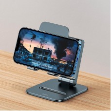 Подставка для телефонов до 7" Baseus Desktop Biaxial Foldable Metal Stand LUSZ000013