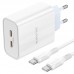 Зарядное устройство Borofone BA73A Young 35W комплект с кабелем Type-C - Type-C